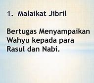 Malaikat Yang Bertugas Menyampaikan Wahyu Dan Memberi Rezeki Adalah